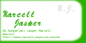 marcell jasper business card